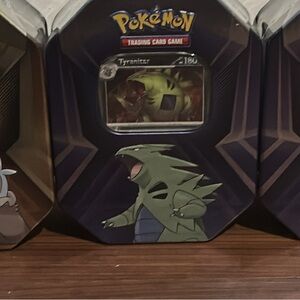 Pokemon Tyranitar Tin - Black and Green